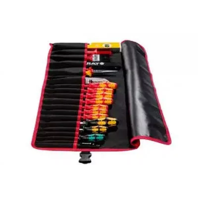 Werkzeugkoffer Parat 5990829991 Leder Schwarz Rot