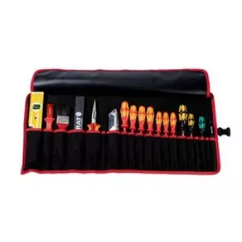 Werkzeugkoffer Parat 5990829991 Leder Schwarz Rot