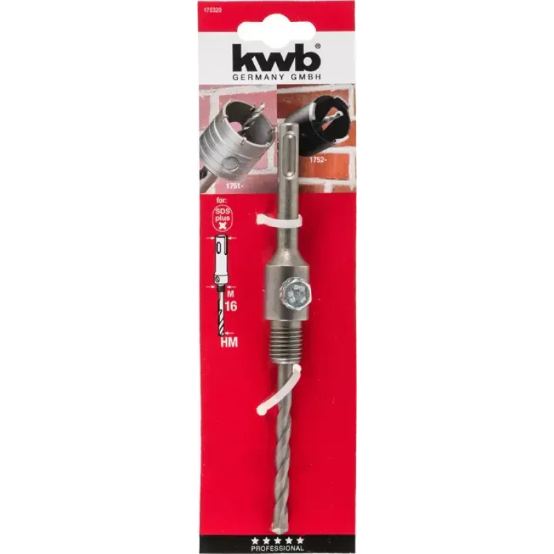 Bohrer KWB 175320 SDS Plus Silber 1 Stück