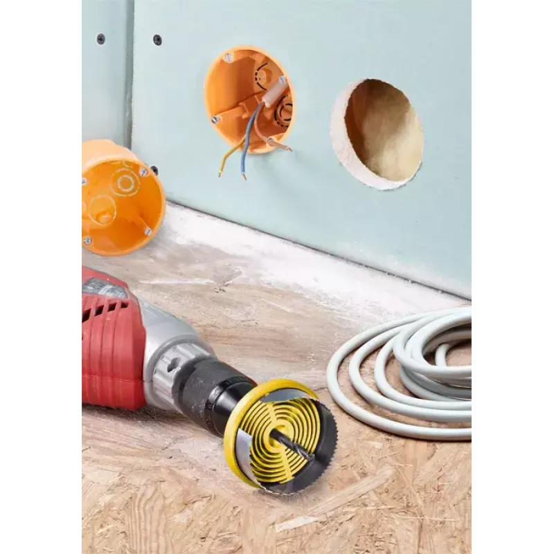 Lochsägenset KWB 599000 7-teilig 6,3 cm für Kunststoff Holz