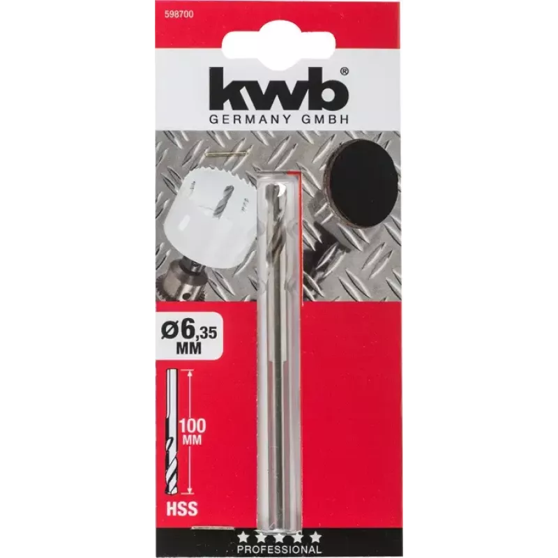 Zentrierbohrer KWB 598700 Rechtslauf
