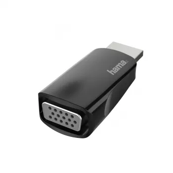 Hama 00200344 Kabel-Adapter HDMI VGA Schwarz
