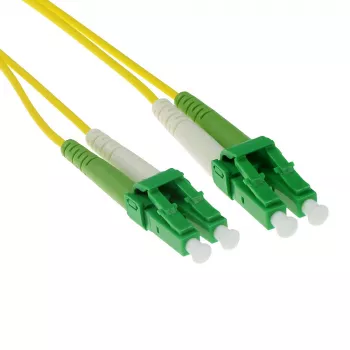ACT 0,5 Meter LSZH Singlemode 9/125 OS2 Duplex LC/APC8 Glasfaser-Patchkabel