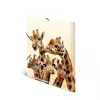 Herkömmliche Dokumentenmappe HERMA Giraffe Friends Polypropylen (PP) Mehrfarbig A4