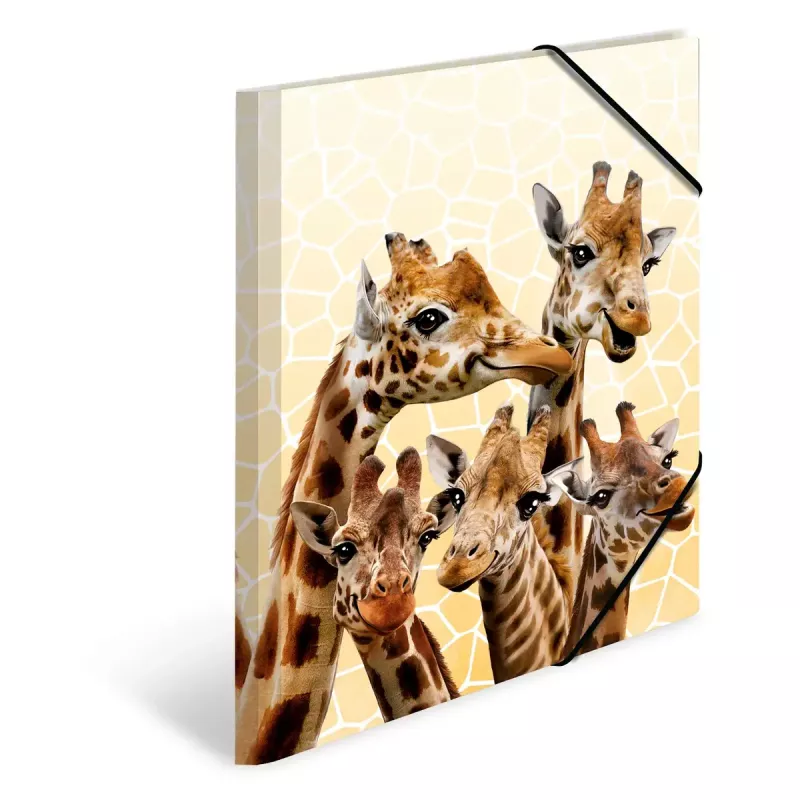 Herkömmliche Sammelmappe HERMA Giraffe Friends Polypropylen A3