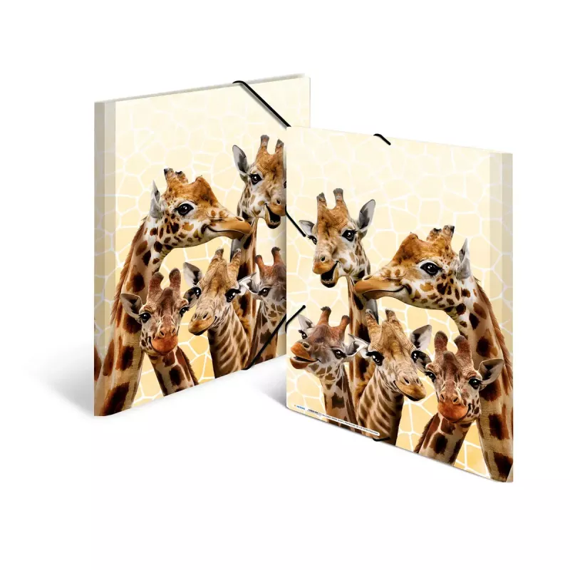 Herkömmliche Sammelmappe HERMA Giraffe Friends Polypropylen A3