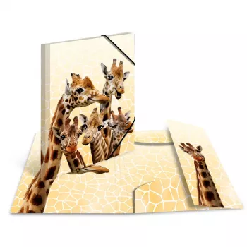 Herkömmliche Sammelmappe HERMA Giraffe Friends Polypropylen A3
