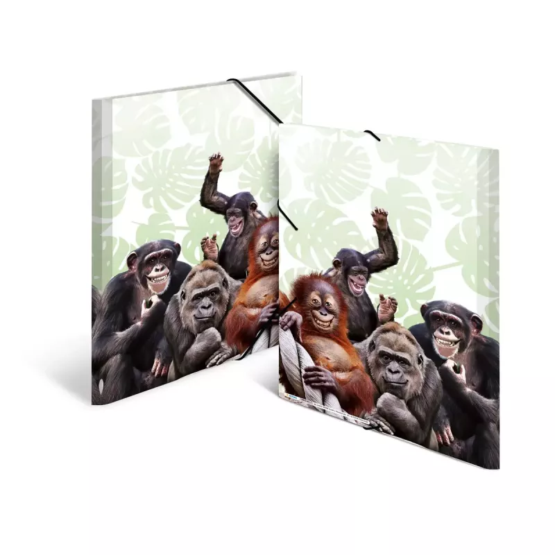 Konventionelle Sammelmappe HERMA Monkey Gang Polypropylen A3