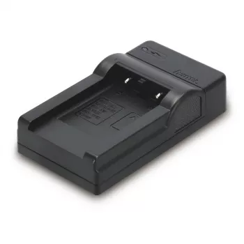 Batterieladegerät Hama Travel USB für Digitalkamera-Akku