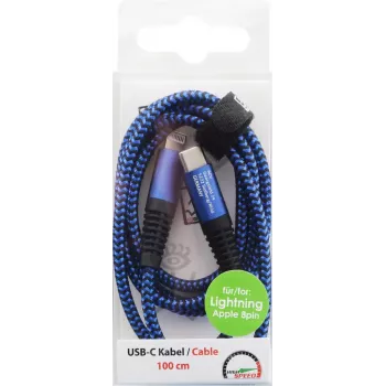 Lightning-Kabel 2GO 797196 1 m Blau USB-C