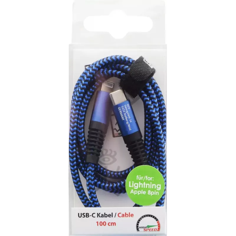 Lightning-Kabel 2GO 797196 1 m Blau USB-C