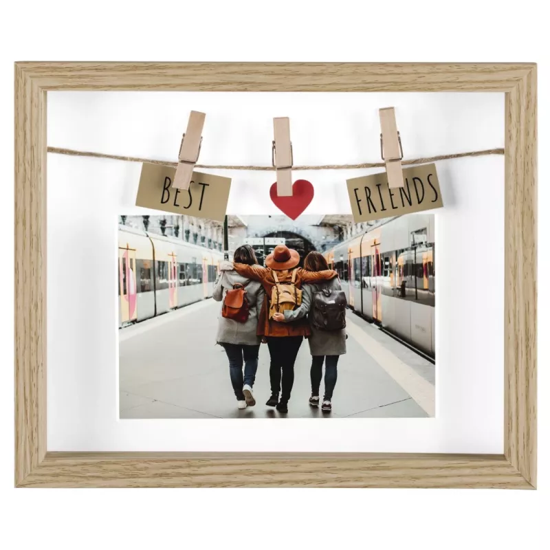 Einzelbilderrahmen Hama Best Friends Eiche MDF 1 Stk.