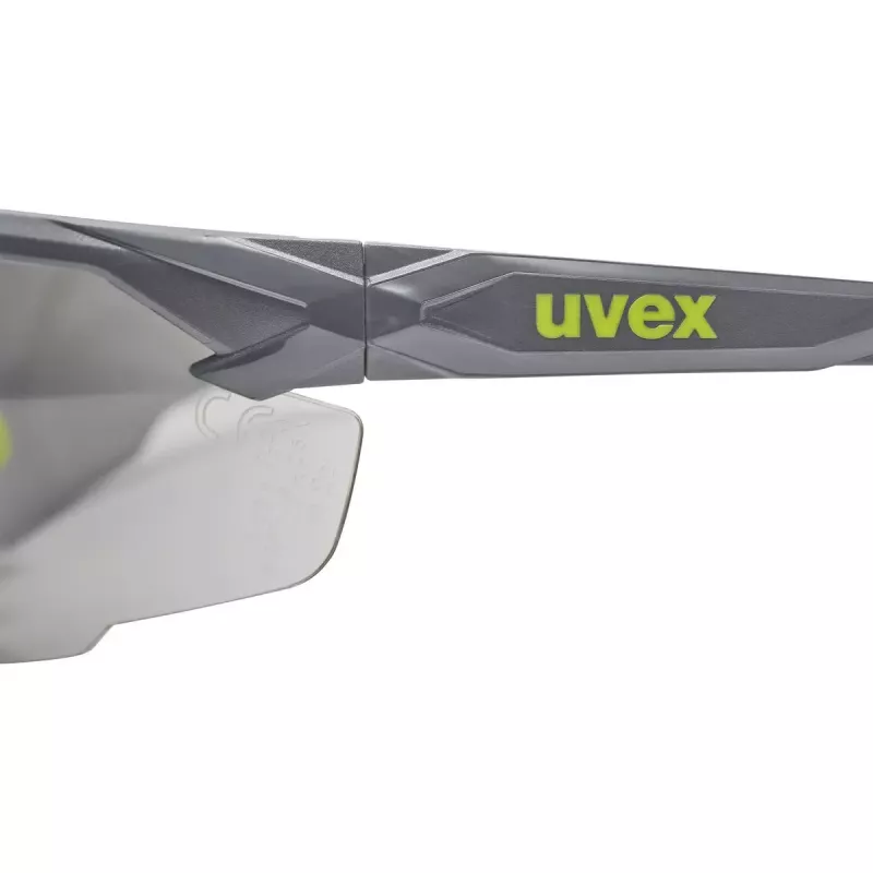 Sicherheitsbrille Uvex suXXeed grau-gelb Polycarbonat-Scheibe 1,9mm