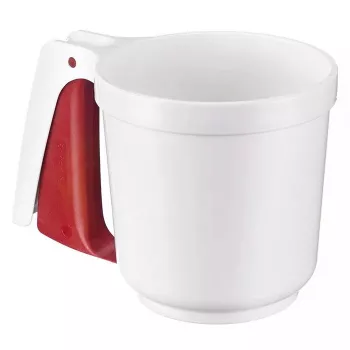 Mehlsieb Westmark 32142270, Kunststoff, weiß, Ø 10,8 cm, Höhe 110 mm