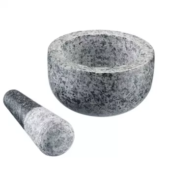 Mörser & Stößel Westmark Granit Grau — Granit, Ø 13 cm, 131×131 mm