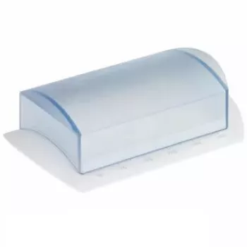 Butterdose Westmark 21162270, Polypropylen (PP), rechteckig, 157×110×55 mm, blau/weiß