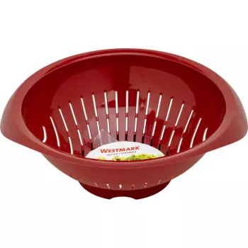 Küchensieb Westmark 2424227R, Kunststoff, rund, 25 cm Durchmesser, rot