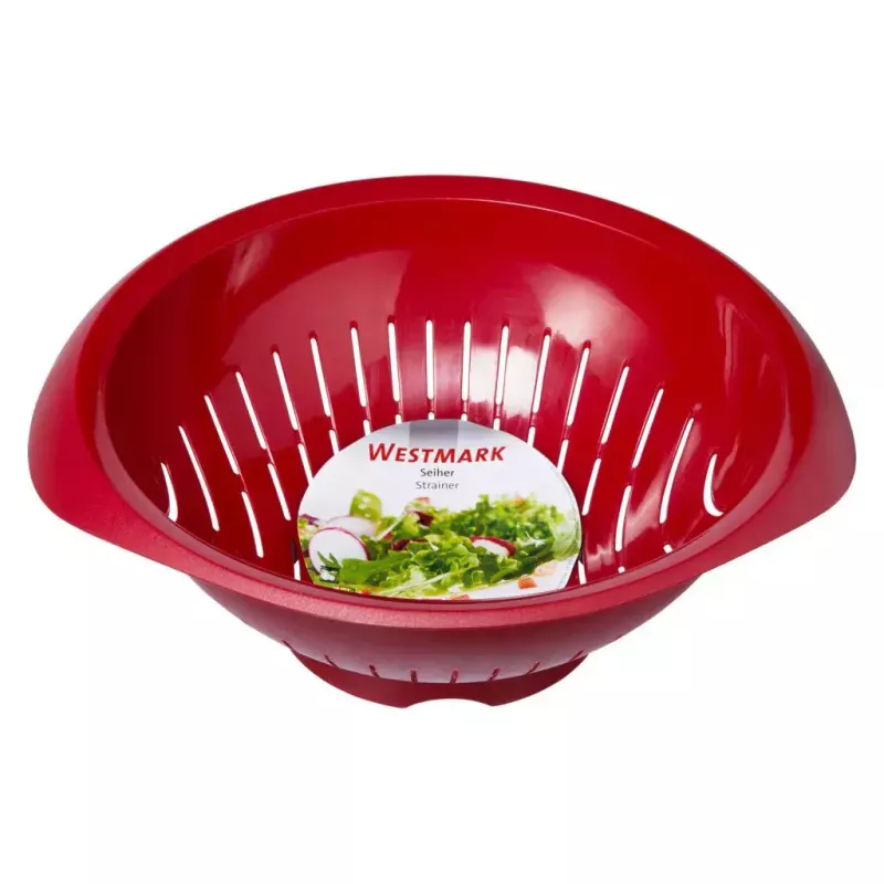 Küchensieb Westmark 2424227R, Kunststoff, rund, 25 cm Durchmesser, rot