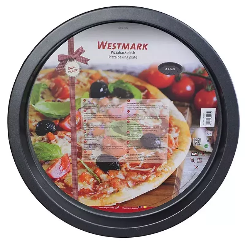 Backblech Westmark 32922270 rund aus Stahl, Durchmesser 35 cm, Dicke 1,7 cm