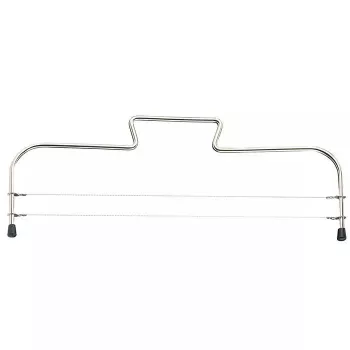 Draht-Tortenschneider Westmark Simplex‑Duo, Edelstahlgehäuse, schwarz, Breite 320 mm