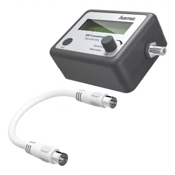 Hama 00305122 Satelliten-Finder 950 - 2250 MHz Eingebautes Display Akustische(r) Alarm(e) Analog 1 Stück