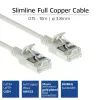 ACT Grau 7 Meter LSZH U/FTP CAT6A Rechenzentrum Slimline Patchkabel snagless mit RJ45-Steckern