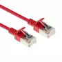 ACT rot 10 m LSZH U/FTP CAT6A Datacenter-Slimline-Patchkabel mit RJ45-Steckern