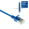 ACT Blau 7m LSZH U/FTP CAT6A Datacenter-Slimline-Patchkabel mit Rastnasenschutz und RJ45-Steckern