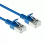 ACT Blau 10 Meter LSZH U/FTP CAT6A Rechenzentrums-Slimline-Patchkabel mit Rasthaken-RJ45-Steckern