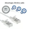 ACT Weiß 5 Meter LSZH U/FTP CAT6A Datacenter-Slimline-Patchkabel, rastnasenfrei mit RJ45-Steckern