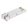 Intellinet Gigabit Fiber WDM Bi-Directional SFP Optical Transceiver Module 1000Base-BX-U (LC) Single-Mode-Port, 80 km, BiDi WDM (RX1550/TX1490), MSA-konform für maximale Kompatibilität, Silber