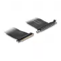DeLOCK Riser-Karte PCI Express x16 Stecker auf x16 Slot 90° abgewinkelt mit Kabel 30 cm