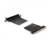 DeLOCK Riser-Karte PCI Express x16 Stecker auf x16 Slot 90° gewinkelt mit Kabel 60 cm