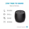 HP Schwarz Bluetooth Speaker 360, Kabelgebunden & Kabellos, Mono tragbarer Lautsprecher, Schwarz, Zylinder, Tasten, Universal
