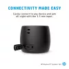 HP Schwarz Bluetooth Speaker 360, Kabelgebunden & Kabellos, Mono tragbarer Lautsprecher, Schwarz, Zylinder, Tasten, Universal