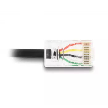 DeLOCK Signalkabel 2 m Schwarz USB-A RJ-50 Stecker/Stecker 67016