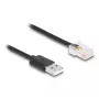 DeLOCK Signalkabel 2 m Schwarz USB-A RJ-50 Stecker/Stecker 67016