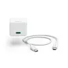 Hama 00201675 mobiles Ladegerät Headset, Powerbank, Smartphone, Tablet Weiß AC Schnellladung Innenbereich