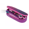 Federmäppchen Herlitz Dip Dye Soft Polyester Pink Lila 215x95x60mm