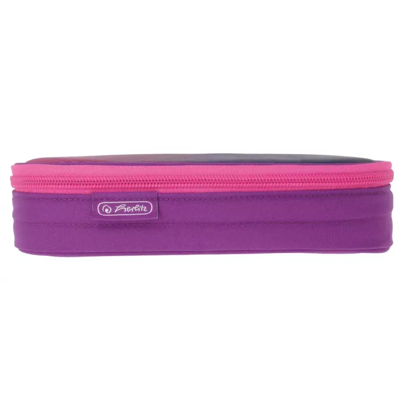 Federmäppchen Herlitz Dip Dye Soft Polyester Pink Lila 215x95x60mm