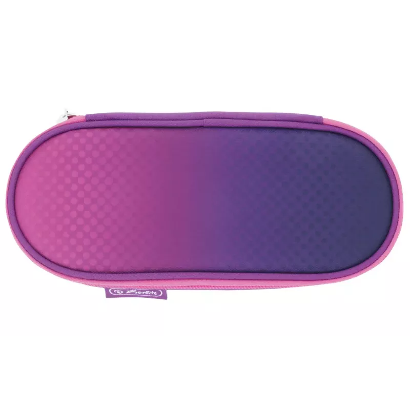 Federmäppchen Herlitz Dip Dye Soft Polyester Pink Lila 215x95x60mm