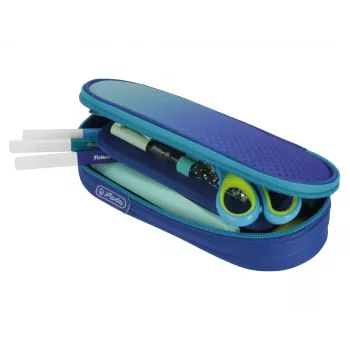 Herlitz Dip Dye Soft Federmäppchen Polyester Blau Türkis 215x95x60mm