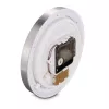 Hama Mauritius Quarzuhr rund Silber, Weiß