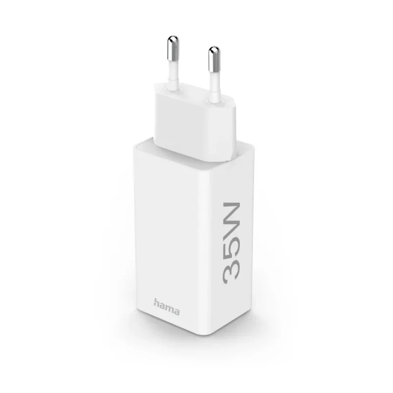 Hama 00125116 mobiles Gerät Ladegerät Powerbank, Smartphone, Tablet Weiß AC Schnellladung Innenbereich