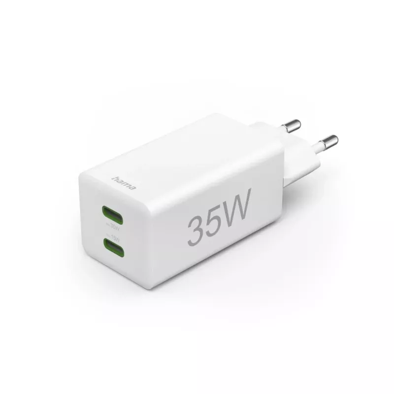 Hama 00125116 mobiles Gerät Ladegerät Powerbank, Smartphone, Tablet Weiß AC Schnellladung Innenbereich