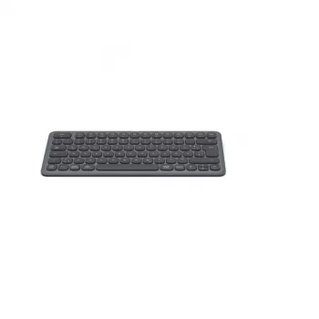 Hama WK-500 Tastatur Home/Office RF Wireless + Bluetooth QWERTZ Deutsch Schwarz, Dunkelgrau