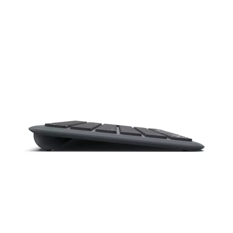 Hama WK-500 Tastatur Home/Office RF Wireless + Bluetooth QWERTZ Deutsch Schwarz, Dunkelgrau