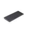 Hama WK-500 Tastatur Home/Office RF Wireless + Bluetooth QWERTZ Deutsch Schwarz, Dunkelgrau