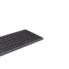 Hama WK-500 Tastatur Home/Office RF Wireless + Bluetooth QWERTZ Deutsch Schwarz, Dunkelgrau