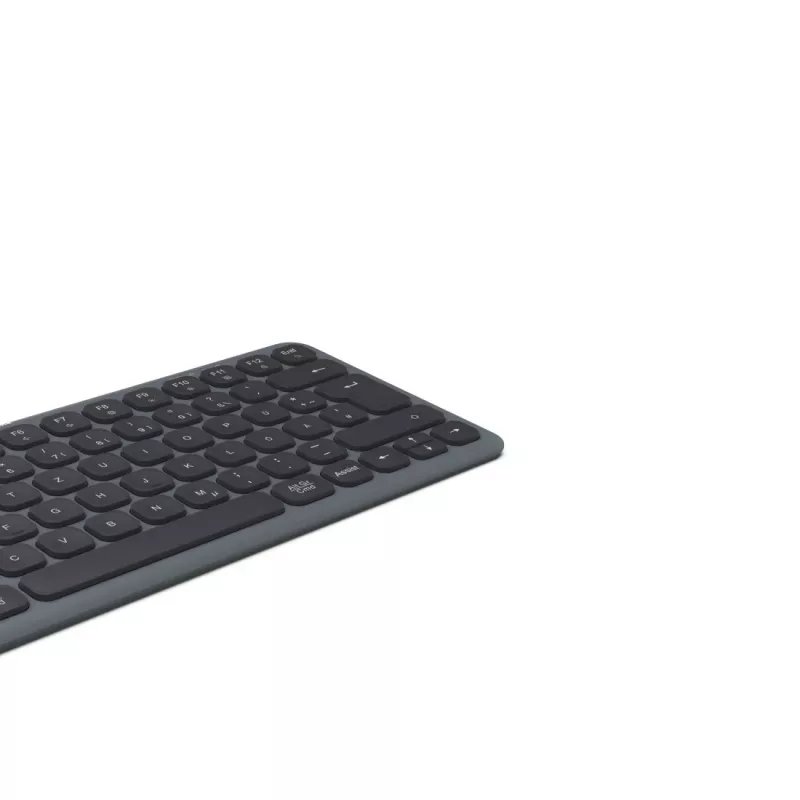 Hama WK-500 Tastatur Home/Office RF Wireless + Bluetooth QWERTZ Deutsch Schwarz, Dunkelgrau